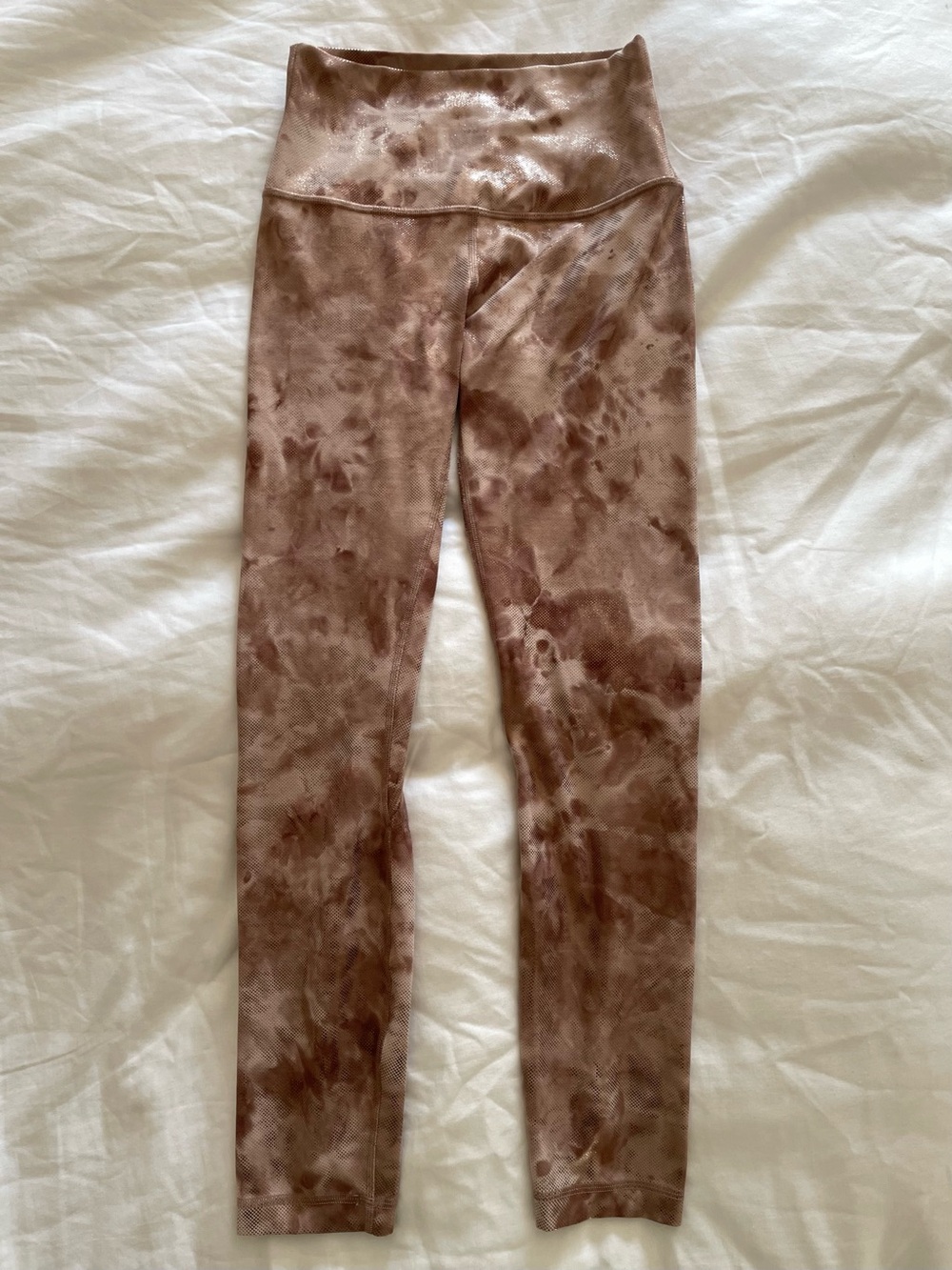 Lululemon Align High-Rise Legging Size 4 Diamond Dye Misty Shell Cacao Dot Foil